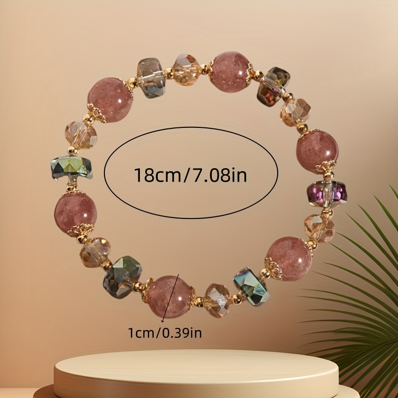 Strawberry Crystal Bracelet - Elegant and Chic Jewelry