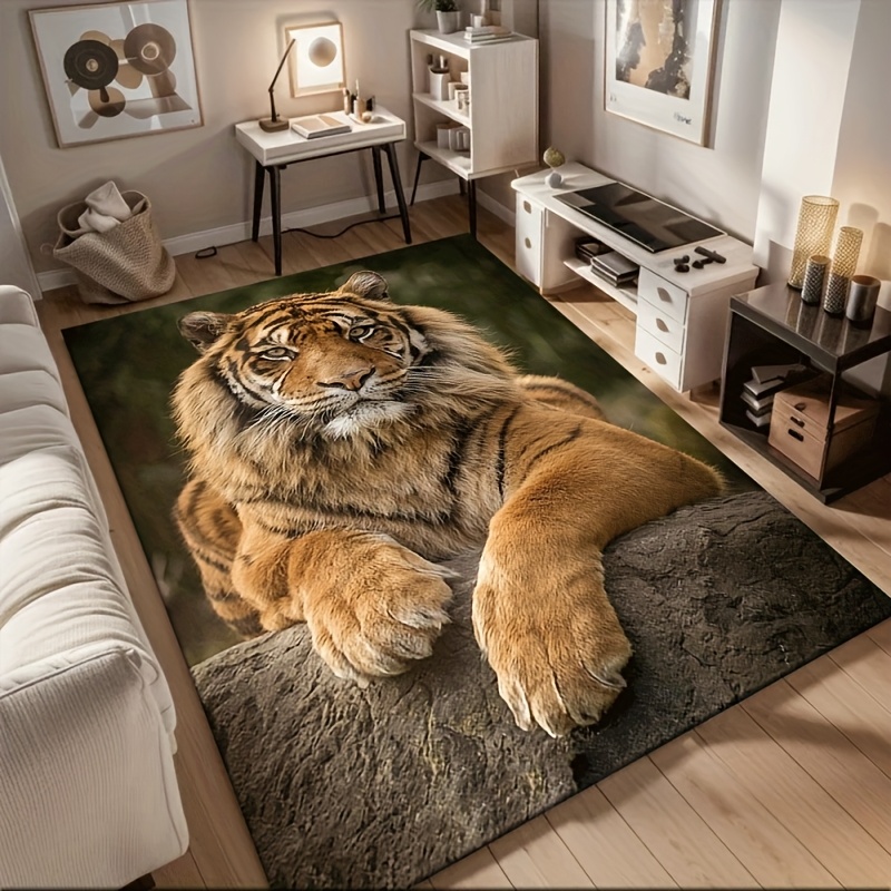 tiger rug sold on Temu United States