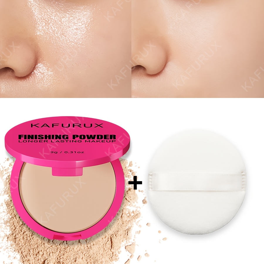 Pressed Powder, With Puff, Light Texture, Waterproof, , Not Greasy
