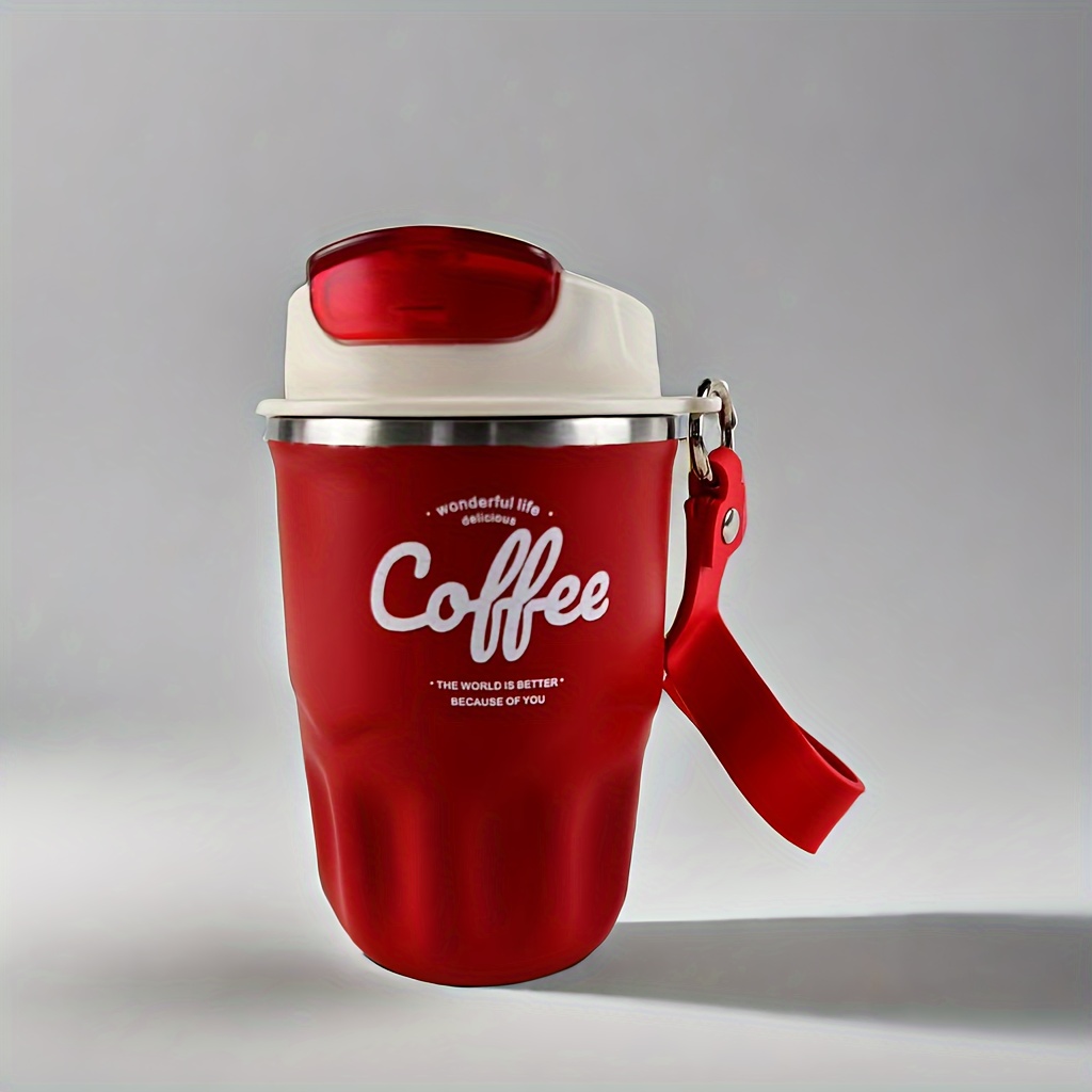 Image of New Stainless Steel Insulated Coffee Cup, Portable Tumbler For Women, High- Bottle, Wholesale