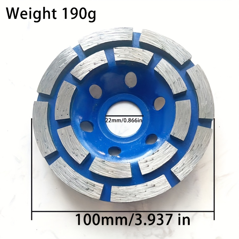 4 Inch Concrete Turbine Diamond, Advanced Diamond Grinding Wheel, Suitable For Marble, Cement And Concrete-durable Mixed Material Grinding Wheel