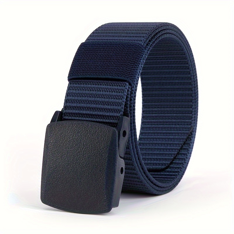 Automatic Buckle Men's Nylon Belts 3 Pack
