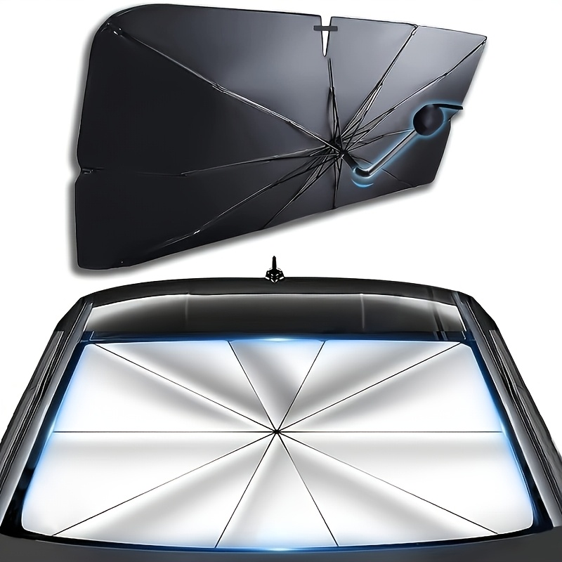 TEMU Suitable For Car Windshield Sunshades, Car Sunshades, Car Front Windows, With 360 Degree Rotatable And Handle, Designed Specifically For Car
