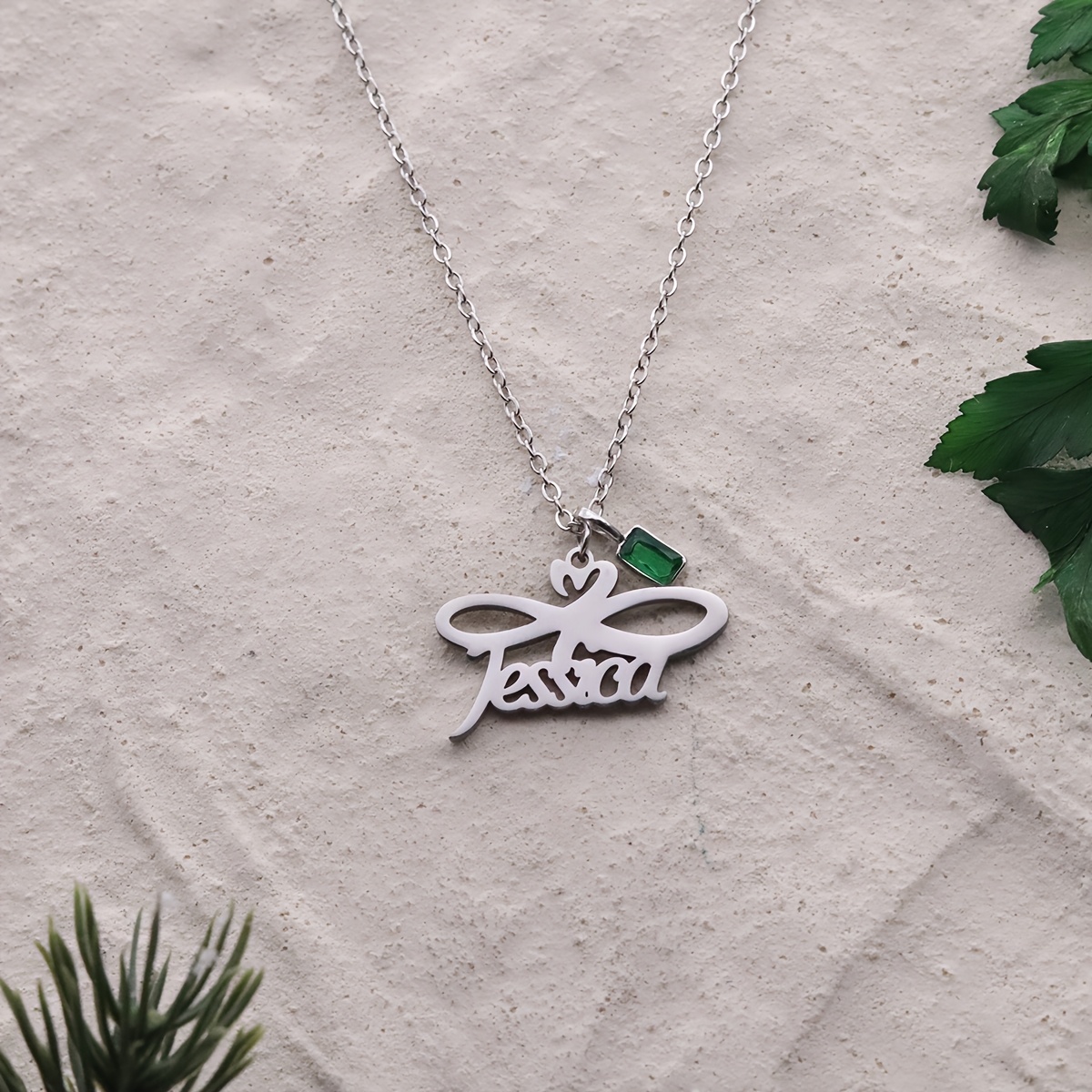 Customizable Infinity Love Necklace, Name Included