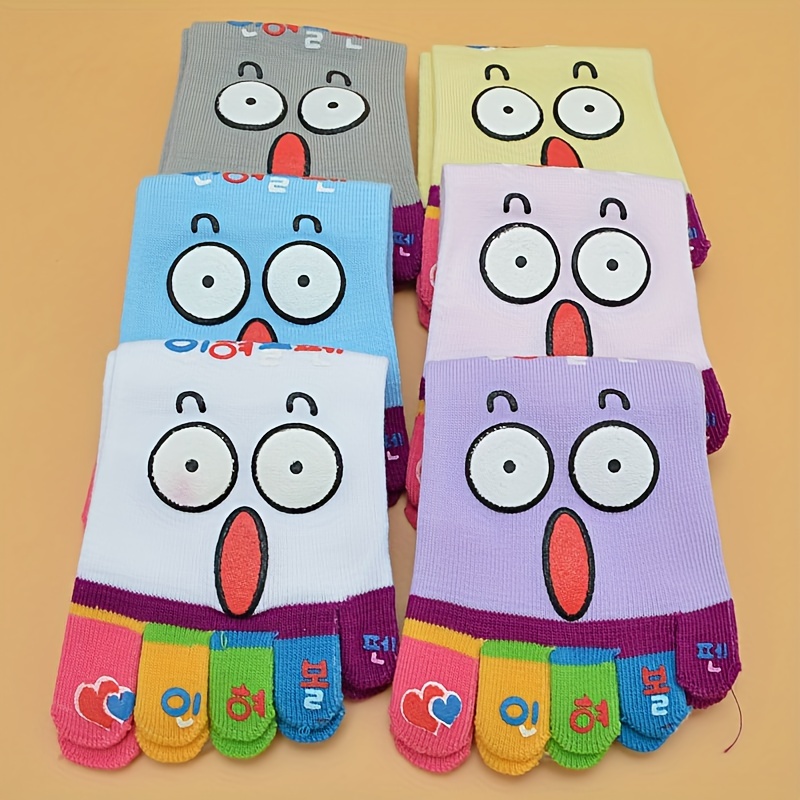 Womens [Brave Flying Bear] Five Toes Socks Five Fingers Cartoon Socks 1  Pair : : Clothing, Shoes & Accessories