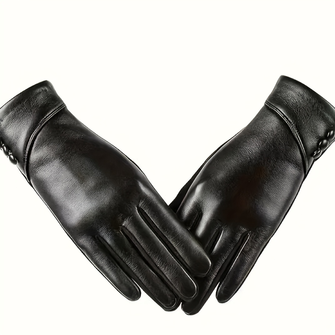 E-shop Paar Damen-Thermo-Synthetik- & Stoffhandschuhe – Weich, bequem, Touchscreen-kompatibel für Outdoor-Aktivitäten, Wandern, Radfahren –