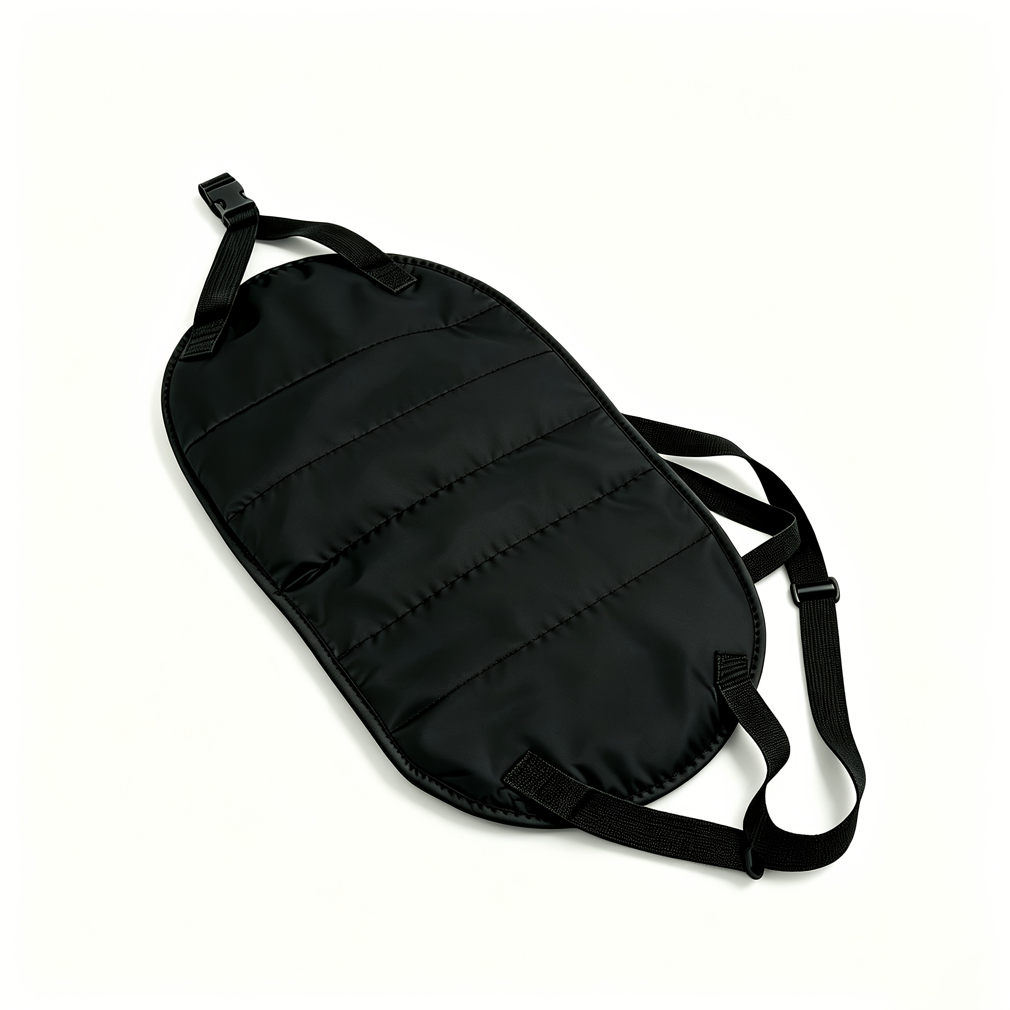 Image of 1pc Travel Foot Hammock, Portable And Comfortable, With Adjustable Shoulder Straps And , Compact For Office, Airplane, And Rail Travel. Rail | Compact Hammock | Adjustable Length Foot Fatigue