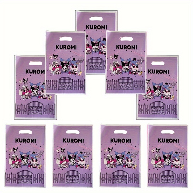 

30-pack Sanrio Kuromi Birthday Party Favor Bags, Silica Gel Gift Bags For Celebrations, Sports Theme, No Electricity Or Feathers, Universal Holiday Decor