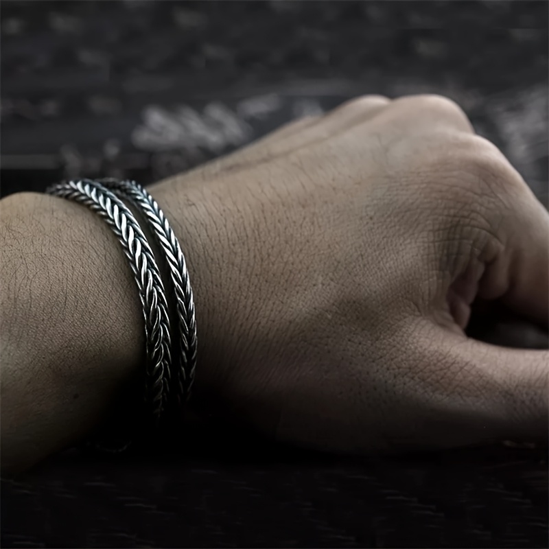 Unisex Handwoven Fox Tail Chain Tribal Ethnic Style Bracelet