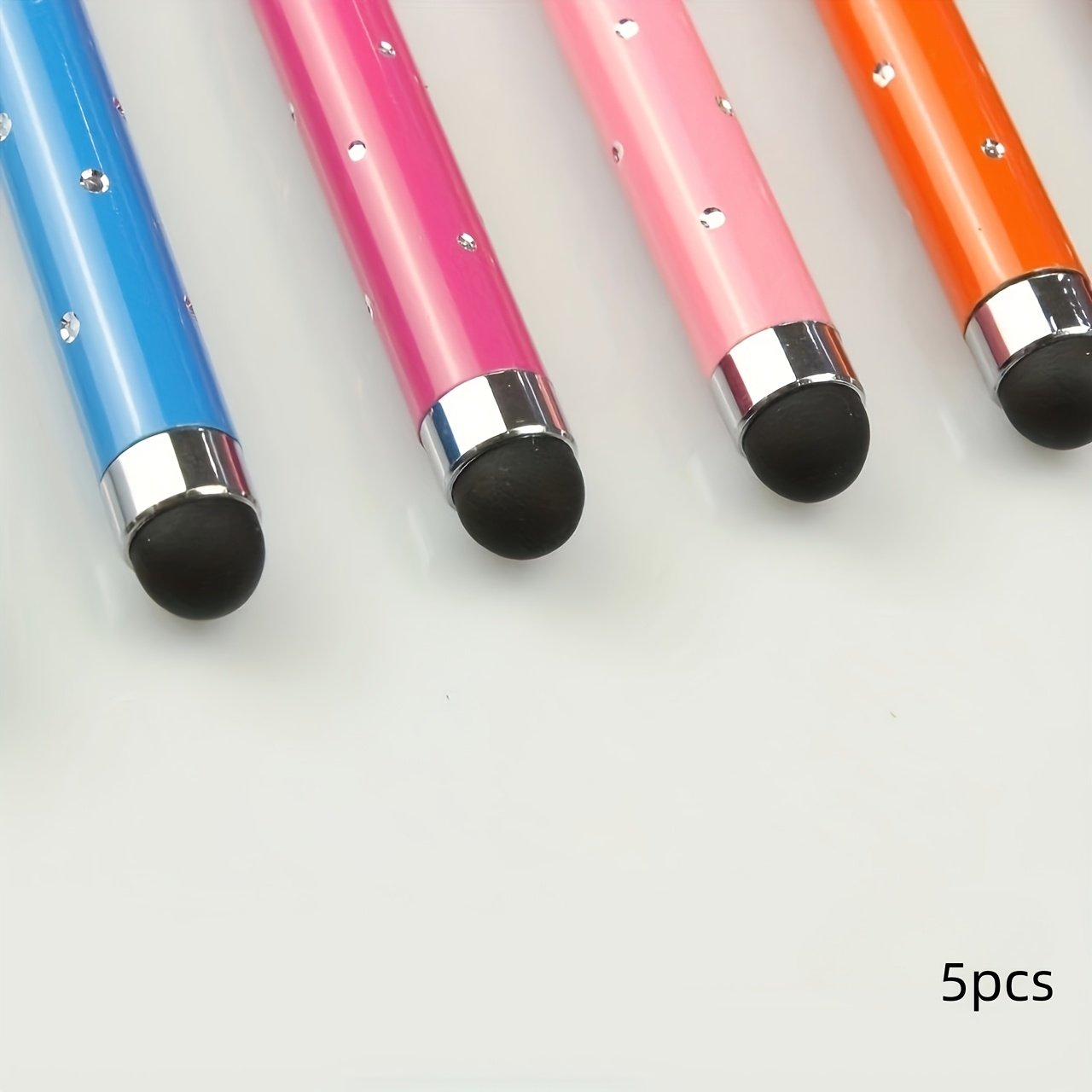 2/5/7/9pcs Random Shimmering Rhinestone Touch Screen Pens - Universal For , , - Precise Painting & Writing - 2/5pcs Set - Durable & Stylish Gift