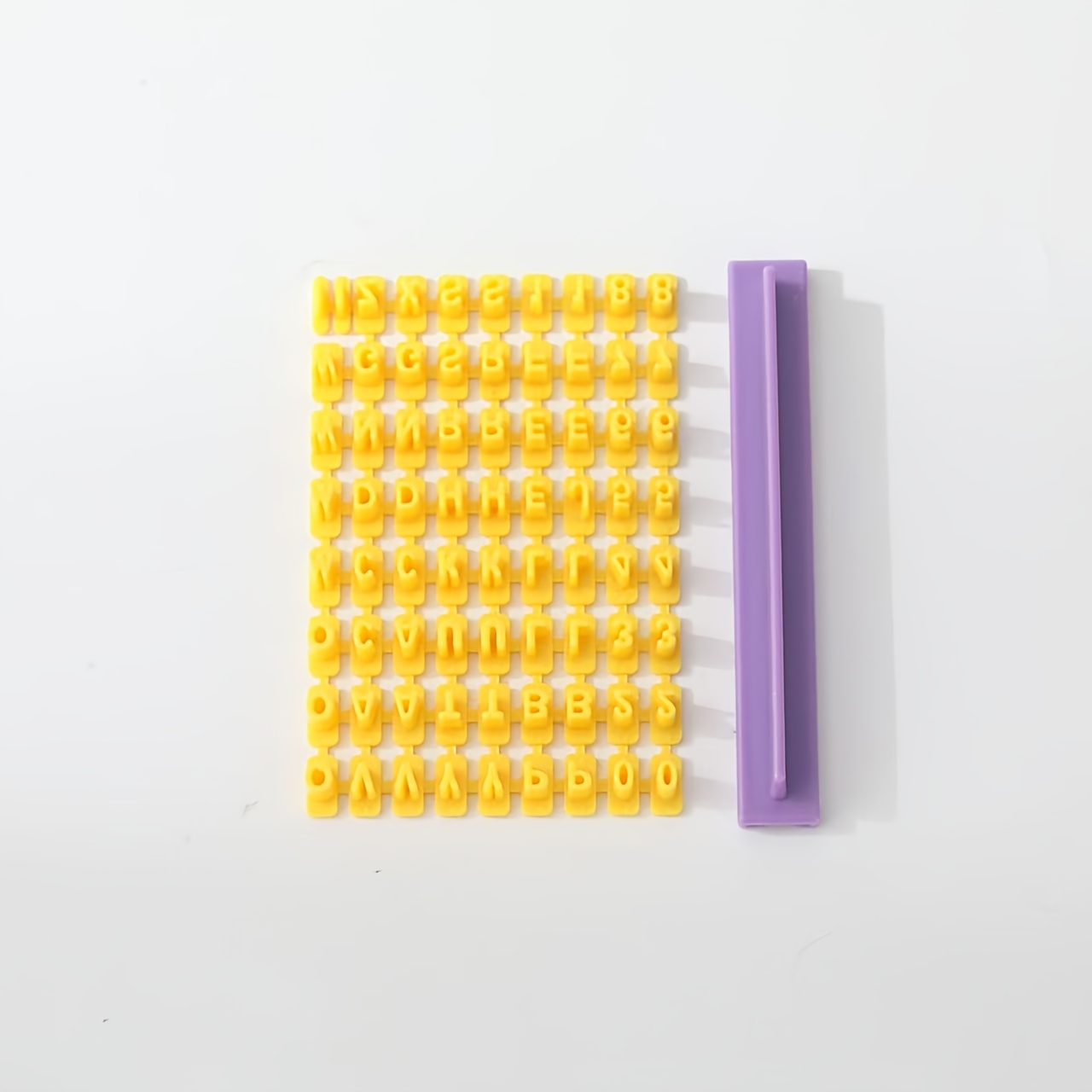 TEMU 72-delige set Letter Nummer Symbool Letter Klei Stempel Embossing Machine Set Embossing Stempels Printen Naam Keramiek Pottenbakken Gereedschap
