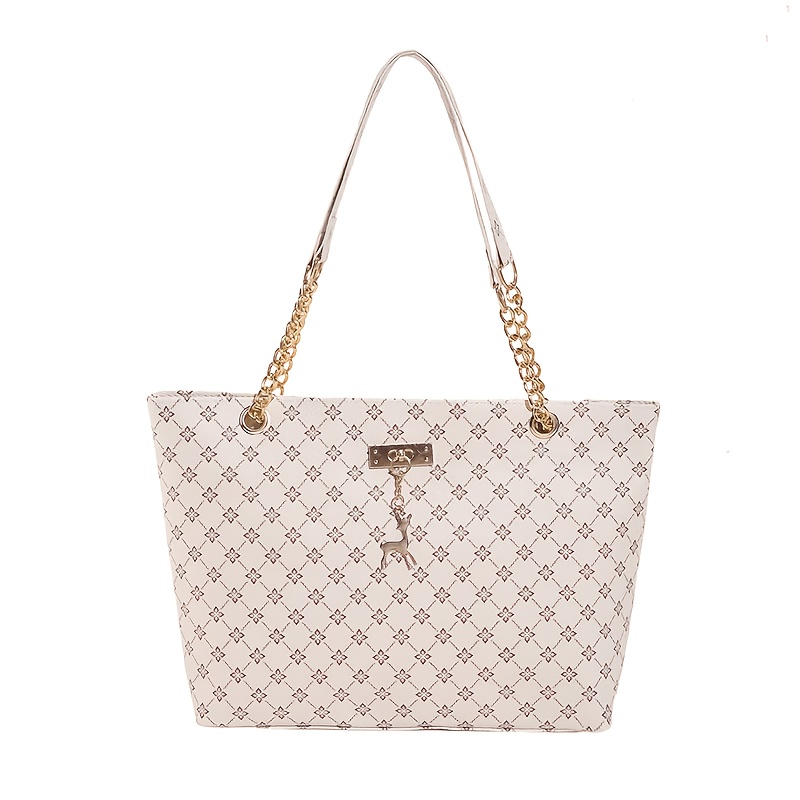 TEMU Women's Commuter Tote Bag With Large Capacity, Easy To Carry. New Fashionable Large-capacity Women', Vintage Commuter Shoulder Bag, Niche Tote