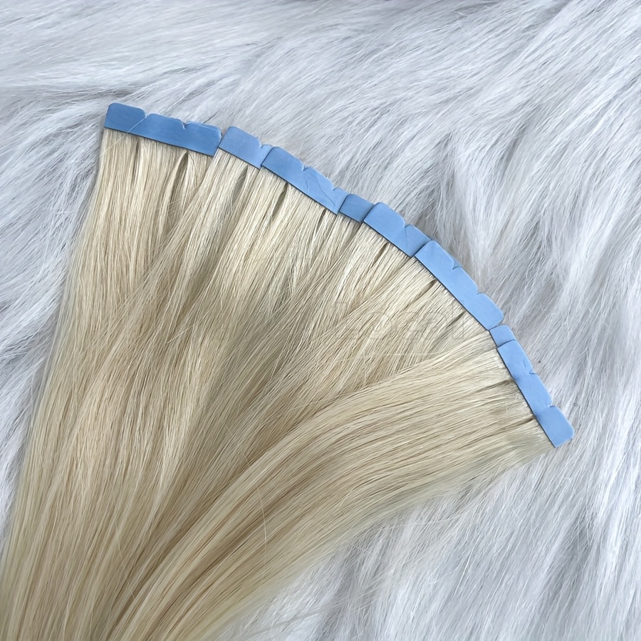   mini tape in human hair seamless invisible extensions 12 20 inches long straight micro tape hair color 60 details 1