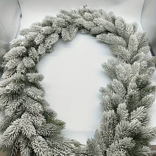 1pc realistic cedar cone wreath soft fade resistant plastic christmas thanksgiving decor indoor outdoor use autumn accents no electricity needed ideal for home table wedding and festive occasions outdoor christmas decorations