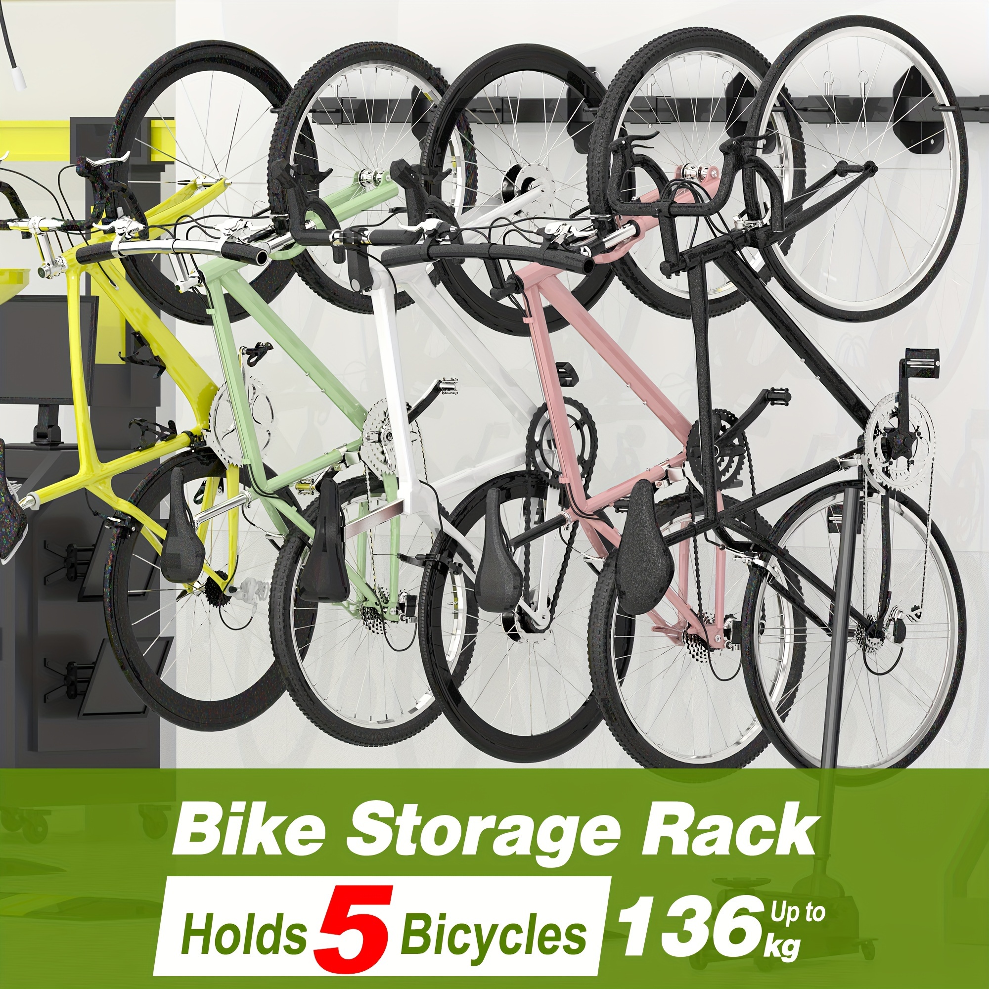 Bicycle Wall Mount Rack - Temu