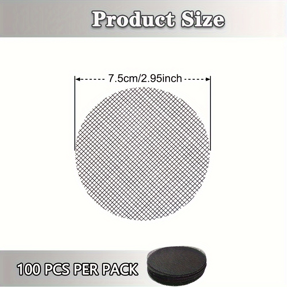100pcs Of Mesh Pads For Flower Pots, Grid Mats For Of Bonsai Pots