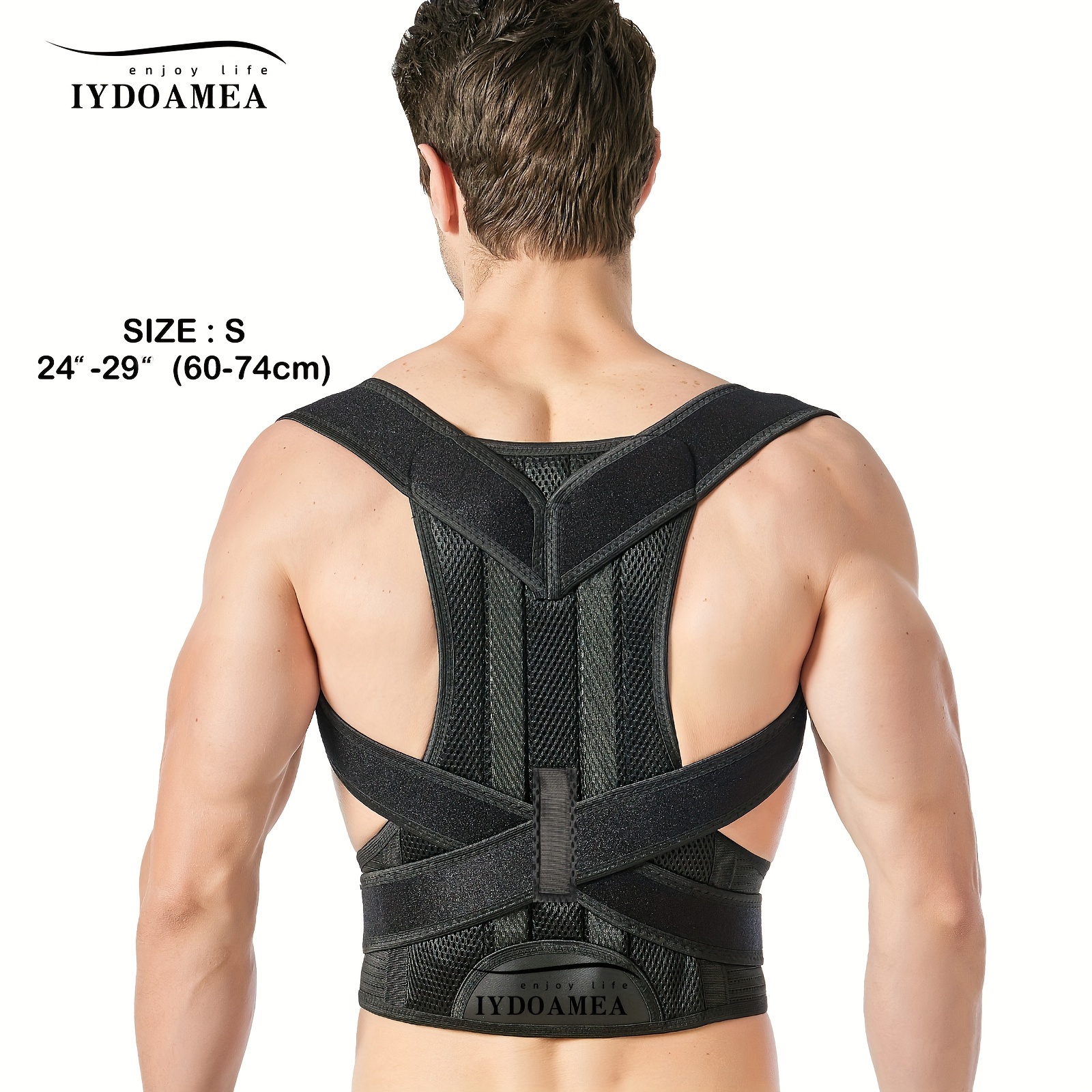 Comfy brace shoulder spinal posture corrector for men and women, fully  adjustable M size, Health & Nutrition, Braces, Support & Protection on  Carousell