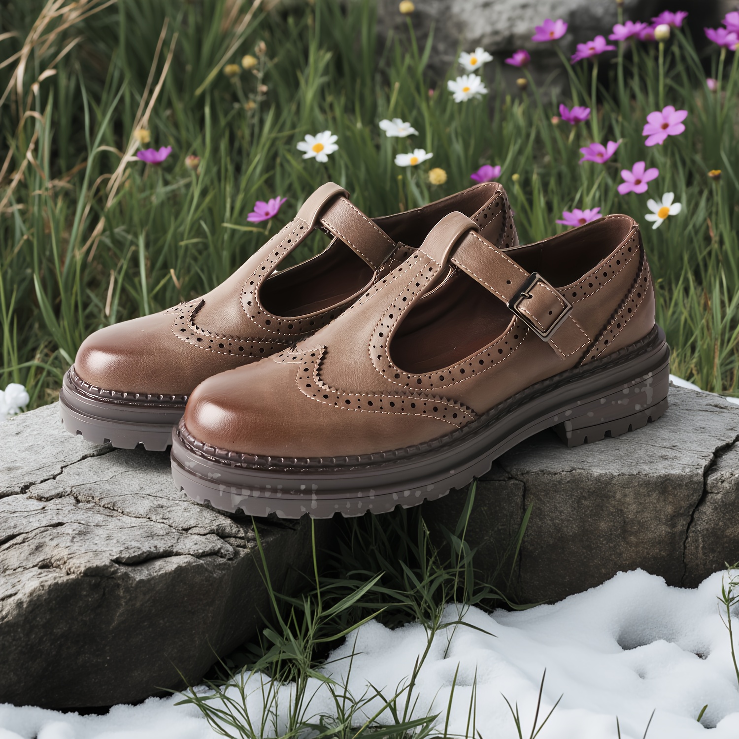 zapatos tacón plataforma esponja cómodos Temu Uruguay