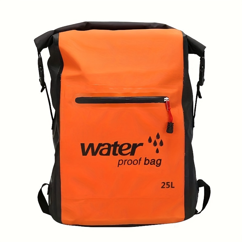 E-shop Große Camping Dry Bag mit großem Fassungsvermögen für Outdoor-Sportarten - 25L faltbarer Rucksack für Rafting, Kajakfahren, Wandern und Reiten