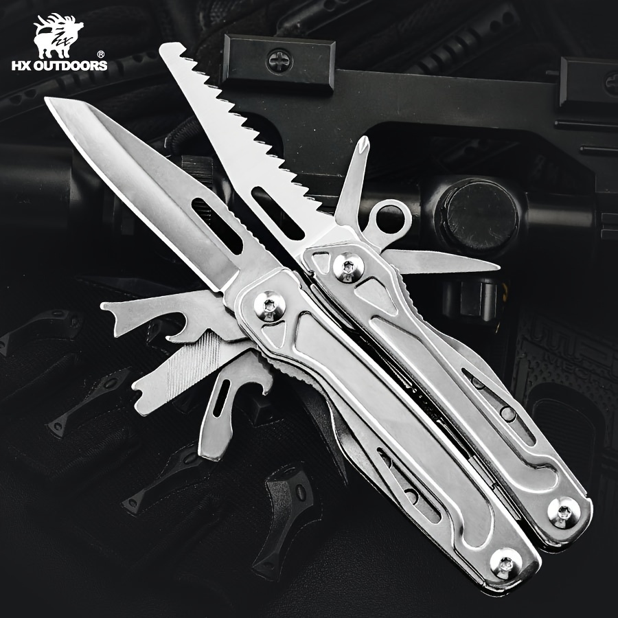 

Hx Outdoors Outdoor Tool Pliers Multifunctional Knife Emergency Rescue Combination Folding Tool Pliers Wrench Small Knife