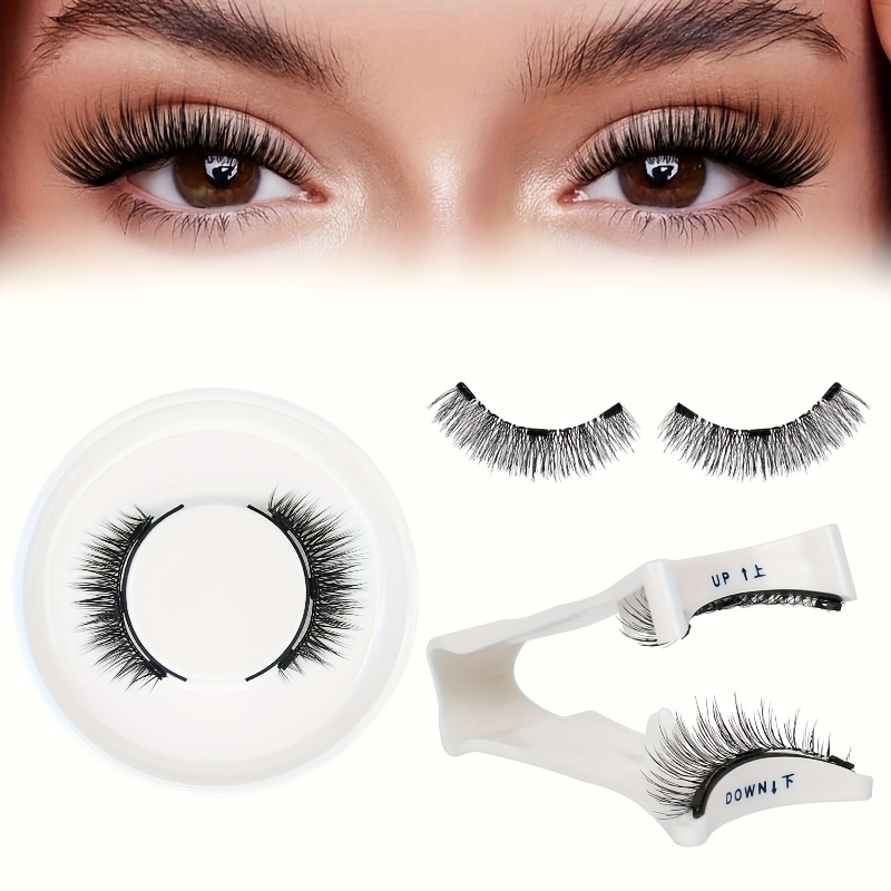Reusable Magnetic Eyelashes- Waterproof, Natural And , Glue-free 3d False Lash Set With White Clips For Easy Application And Long-lasting Hold, For Application, Cat Eye Lashes, Lashes, Durable Lashes
