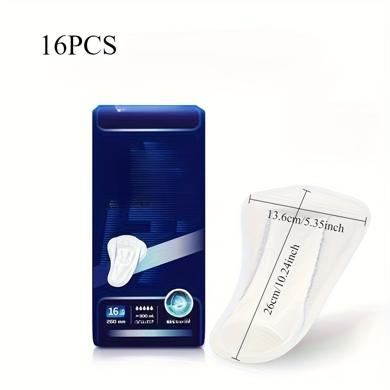 Image of Men' Absorbent Care Pad, And Anti-embarrassment, Breathable Close-fitting Pad/soft And Comfortable/ultra-thin And Non-sensory/night Use/ Care Products