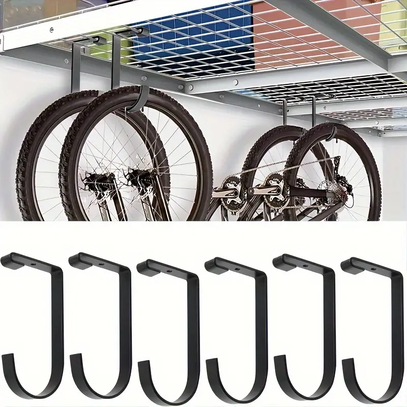 Heavy Duty Suspension Bicycle Flat Hooks Additional Storage - Temu
