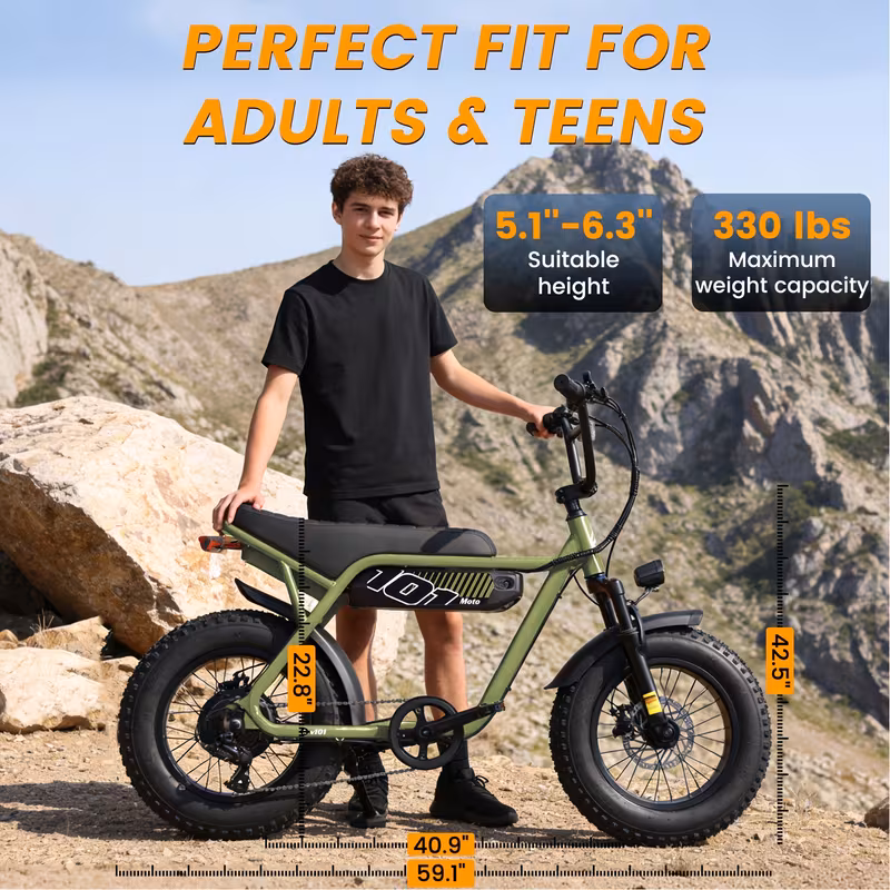 2 pack eskutes latest 2026 electric bicycle model for adults teens removable battery electric bike 16 4 tire 749w motor 48v 13ah removable battery the for gifts free phone bag and combination lock Product details 5