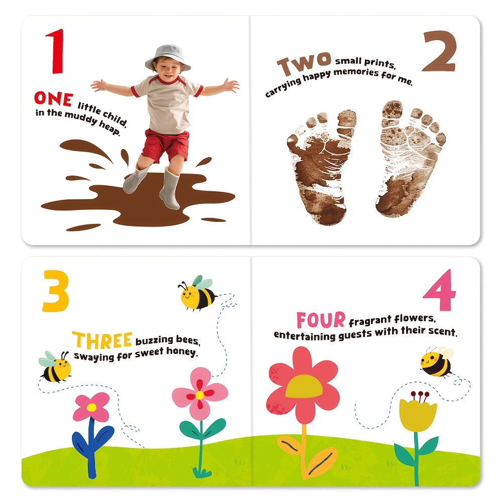 Number 123 Children's Touch Book for Counting Skills