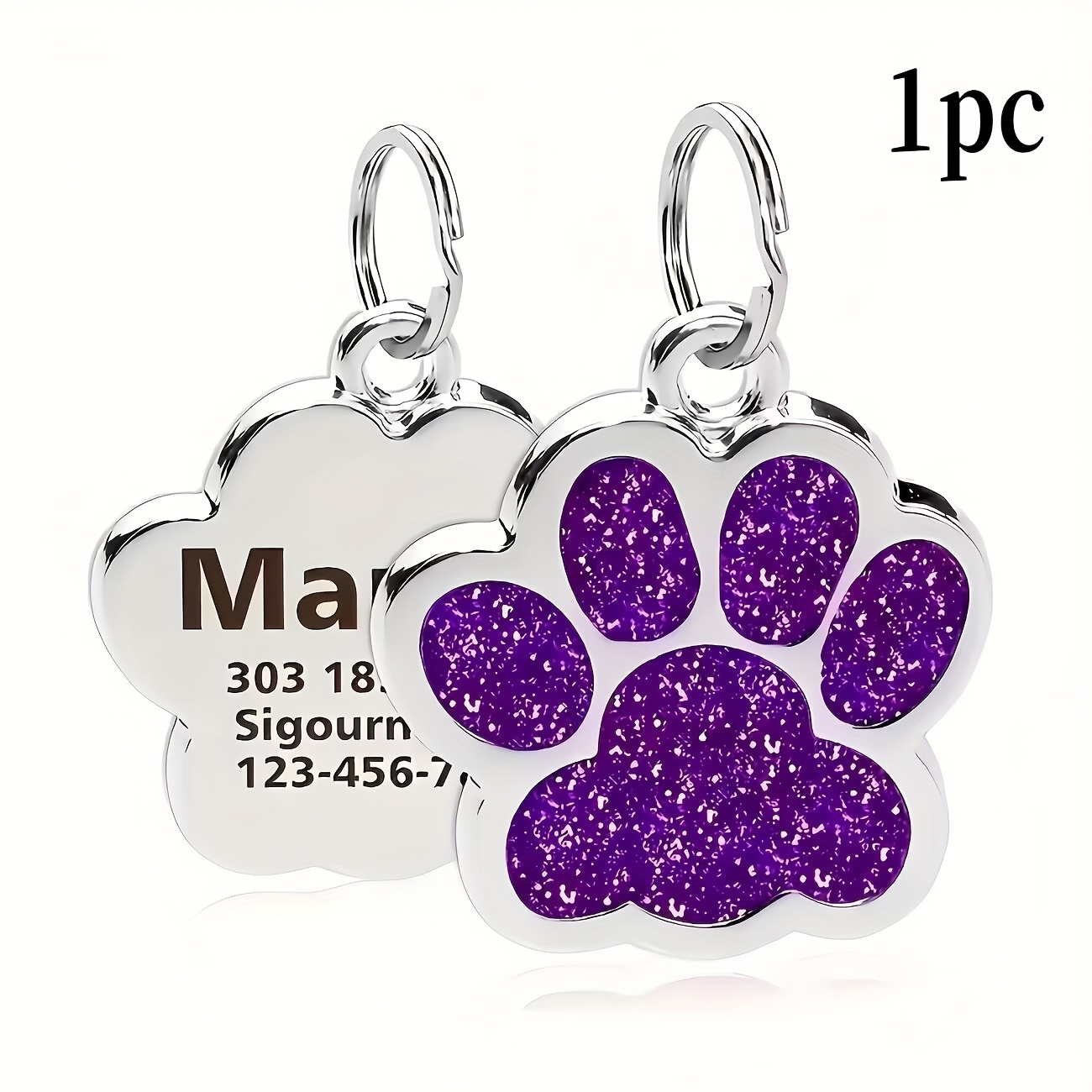 1  personalized dog tag for small to medium cats and dogs Product details 8