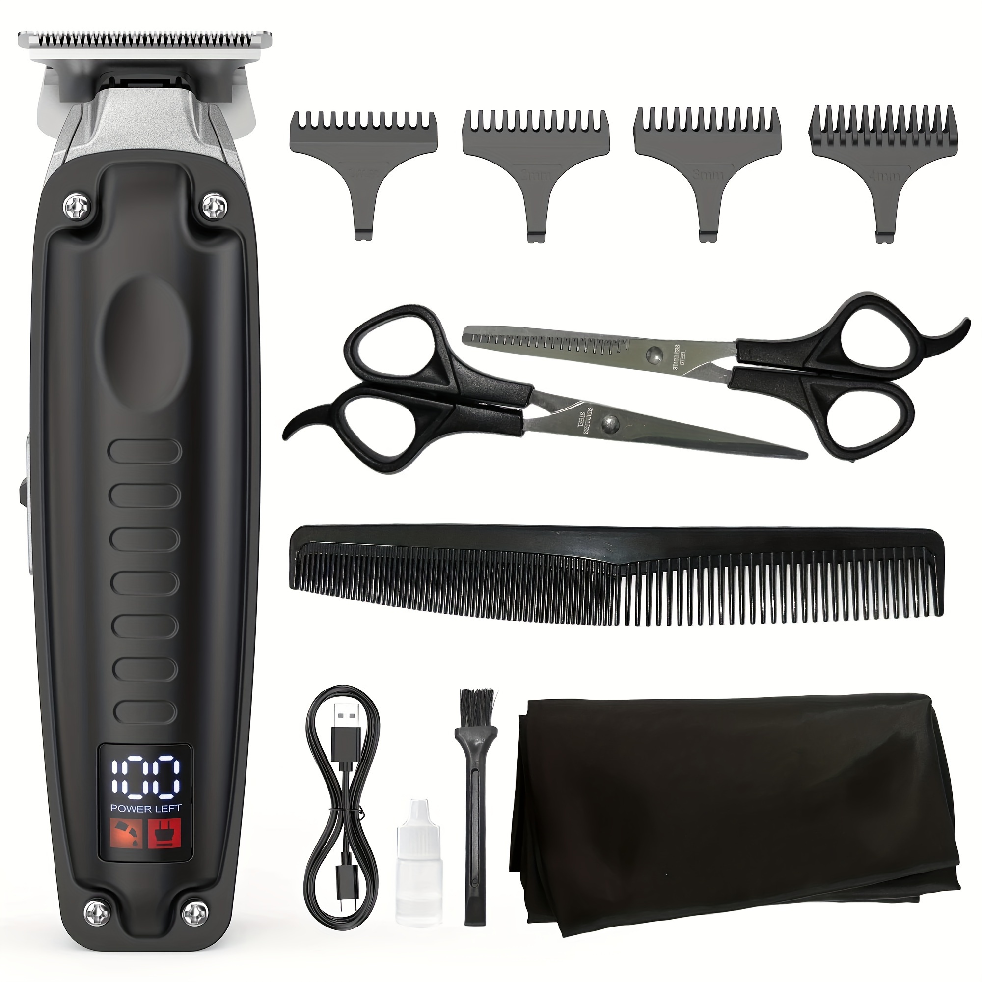 

Sejoy Hair Trimmer Corded Hair Cutting Set For Men Rechargeable Home Barber Trimming Kit