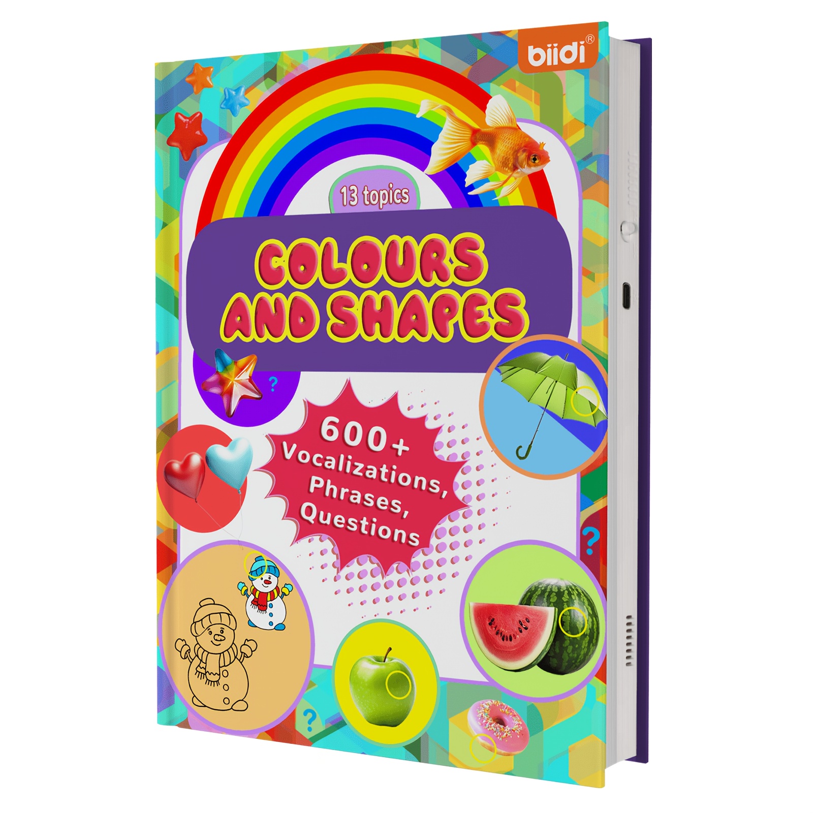 Color Shape English Toys Audiobook Interactive Toys Birthday Toys Autism