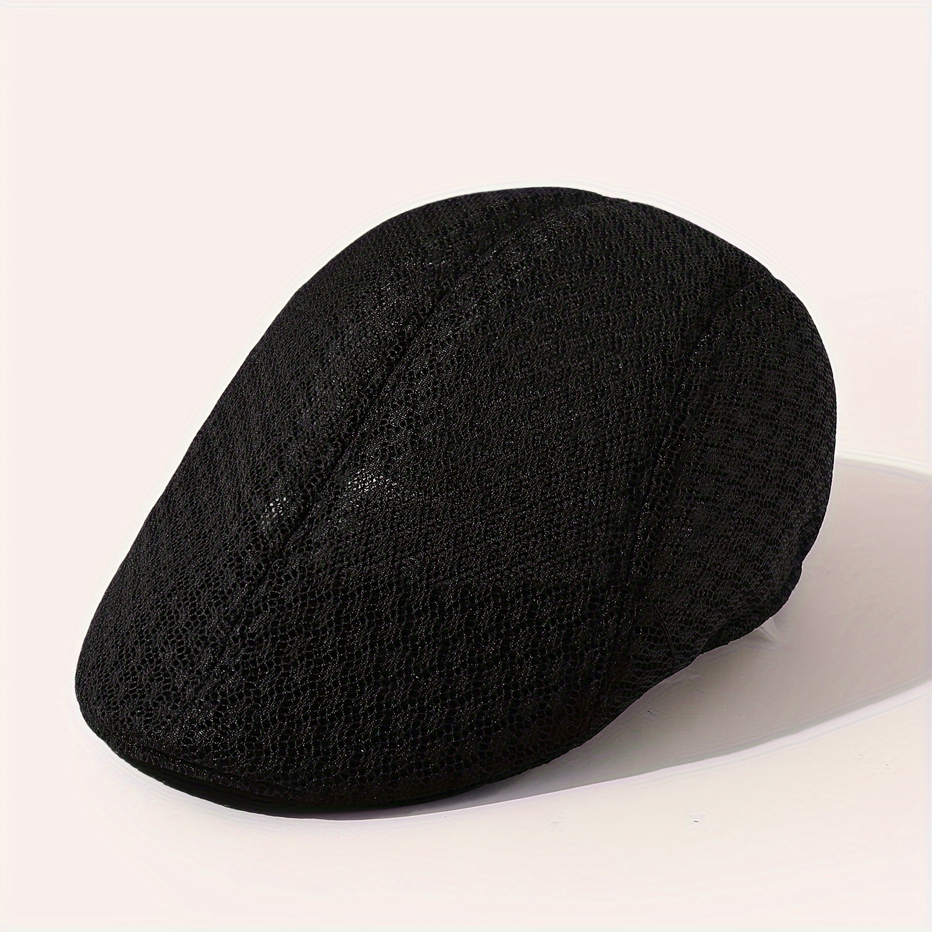 

Lightweight Breathable Mesh Beret Hat - Adjustable, , Funky Style Polyester Painter Cap For Outdoor Activities