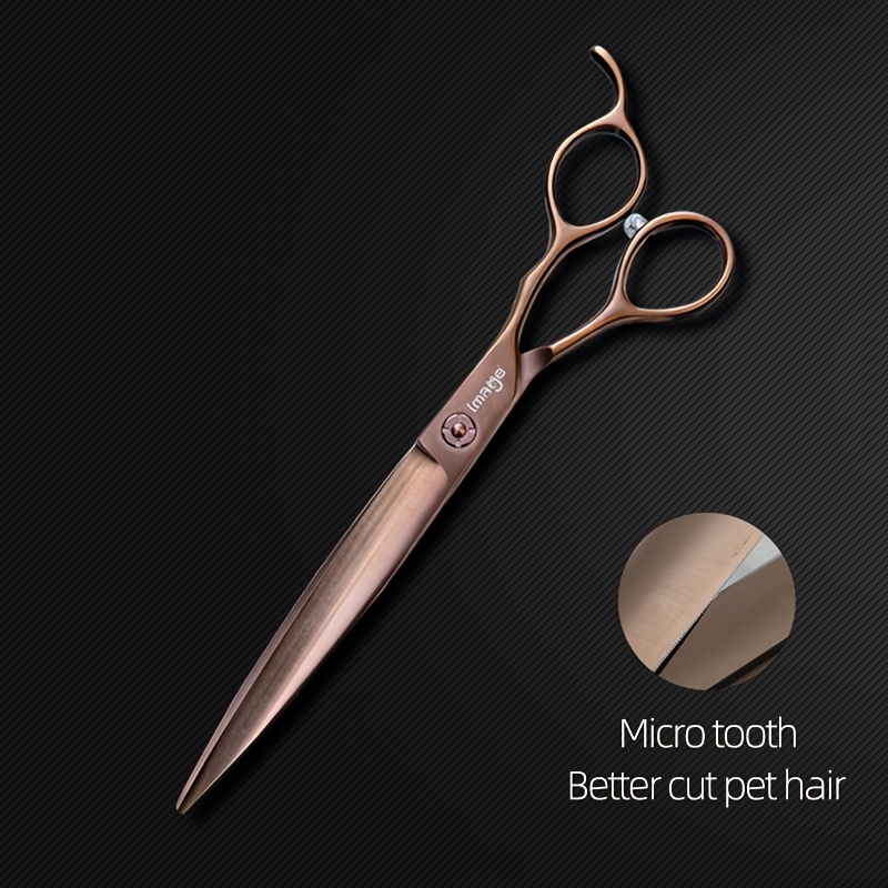 Sharf Gold Touch Pet Grooming Shear Kit 7.5 Inch Straight & 6.5 42-Tooth Thinning Scissors