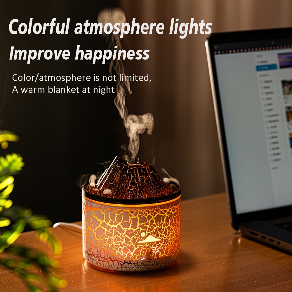 Buy TLISMI Cool Mist Anti-Gravity Water Drop Air Humidifier Desktop Aroma  Diffuser with 2 Modes, Intelligent Auto-Off Protection, Night Light, Clock,  USB Powered, Ideal for Bedroom, Office, Birthday Gift Online at Best