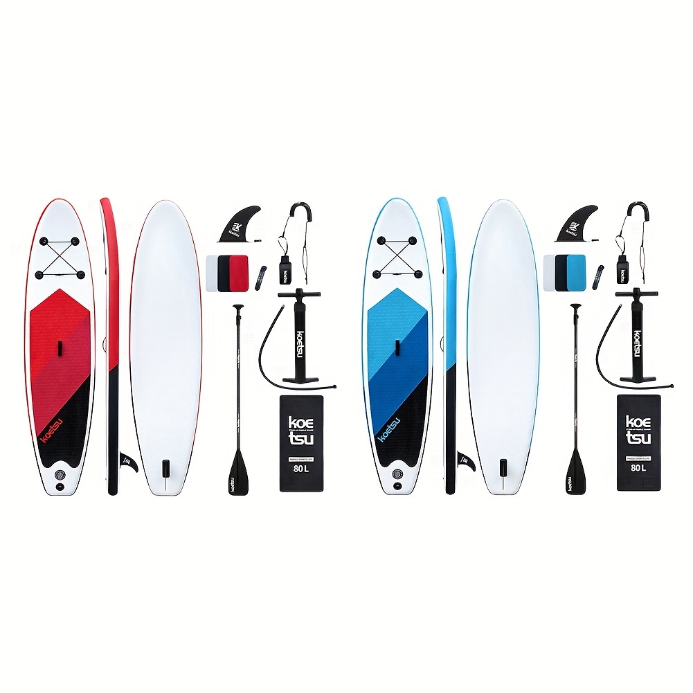 

Stand Up Paddle Board, Red & Black Sup For Paddling & Surfing