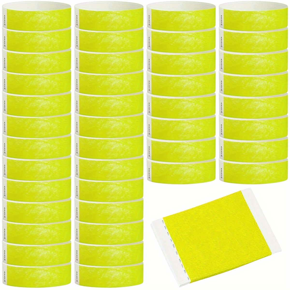 500pcs Tyvek Wristbands for Events Comfortable Tear Paper Bracelets ID Wrist Bands for Concerts Festivals Admission Party Identification Number Marker Wristbands Hand Wrist