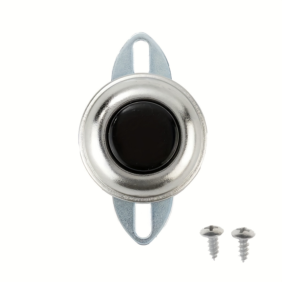 

12v Flush Mount Metal Horn Button Switch For Air Train Horns - Momentary Push Button Activation For Vehicles