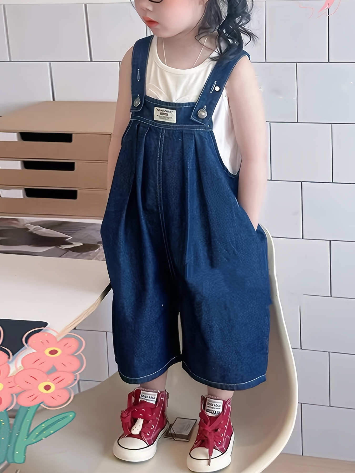 Pantalones Overoles Para Bebes NiÃ±as Conjunto De Bebé (pantalones