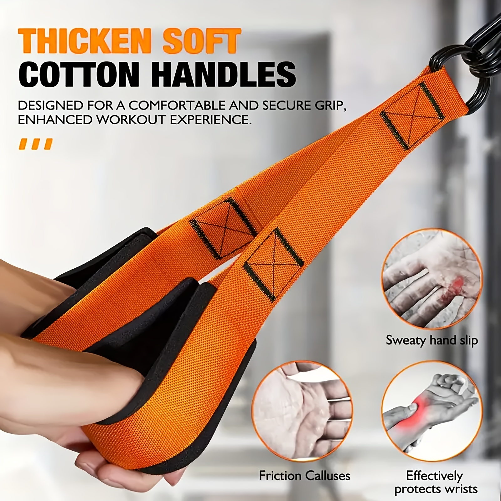 The 5pcs multifunctional heavy-duty upper arm strength training kit, made of latex, includes 2 handles, a door anchor, a foot support and 3 75-pound resistance bands, designed for tricep pushes, face pulls, bicep rotations and upper arm, back, abs an, Perfect for Thanksgiving