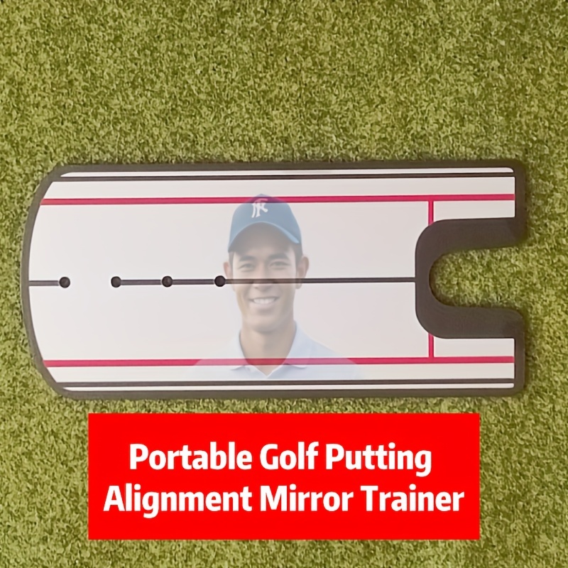 

Golf Putting Mirror - Perfect Your Alignment And Swing With Aid And Swing Trainer Accessory