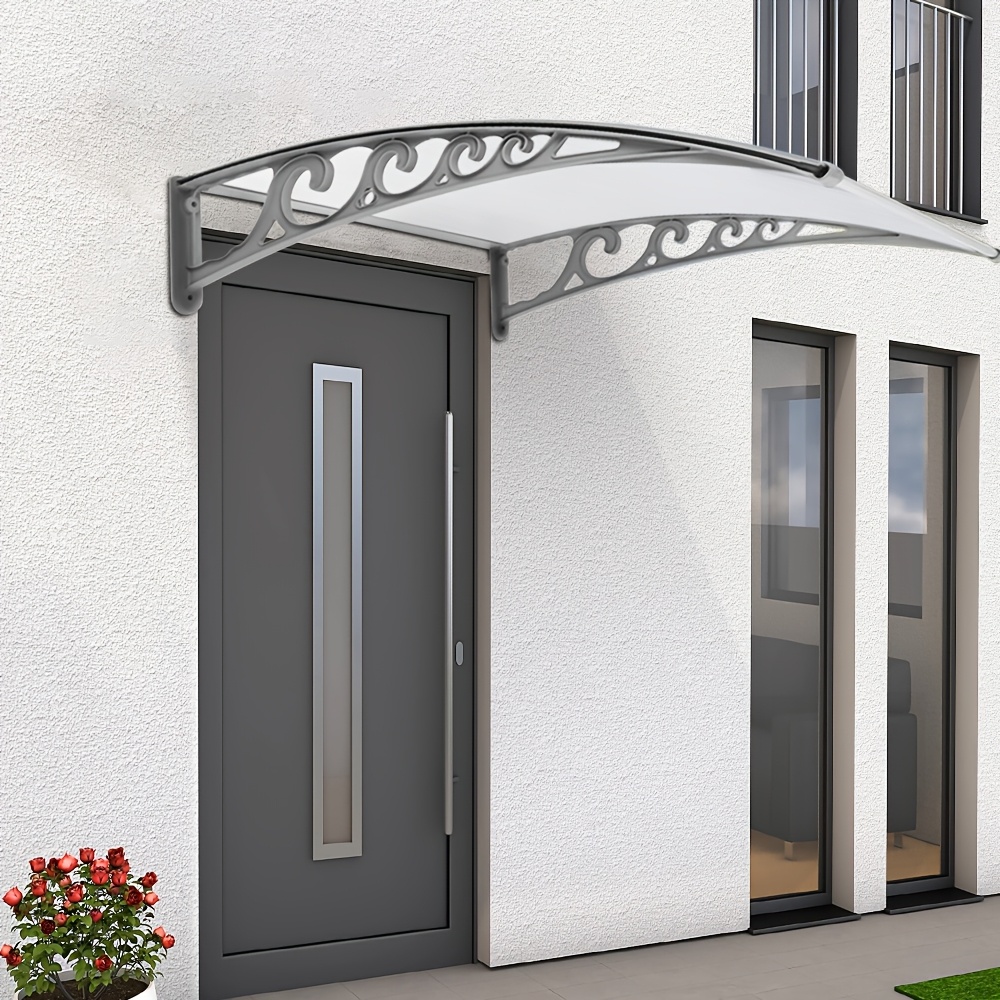 TEMU Toldo Exterior - Resistente al Viento, Lluvia y Nieve - Parasol para Ventanas y Puertas para Hacer Tú Mismo - 80X120 Cm