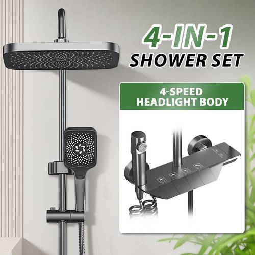 handheld shower large hot and 4pcs set bathroom special