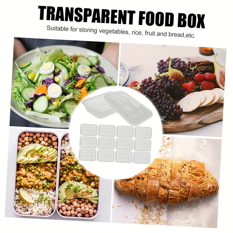 100 pack disposable clear lidded storage containers Temu United