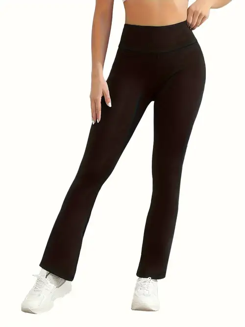 TNNZEET Women's Flare Yoga Pants with Pockets, High Waisted Workout Black  Bootcut Leggings : Clothing, Shoes & Jewelry 