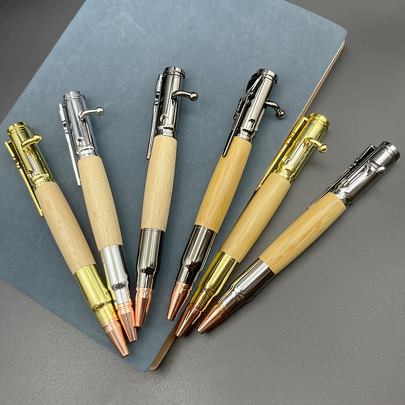 

Luxury Vintage Pen - Heavyweight, Retractable Bullet Design With & Refillable Ink