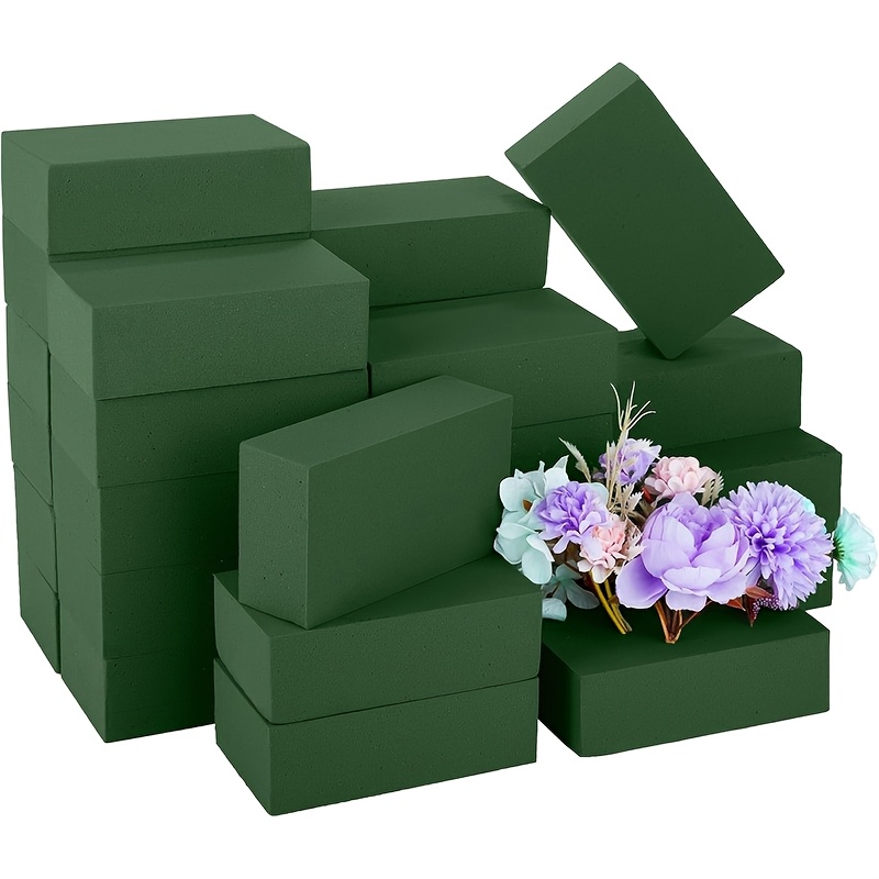 item picture wet and dry flower foam brick green polystyrene   for flower arrangement plant decoration and handicrafts