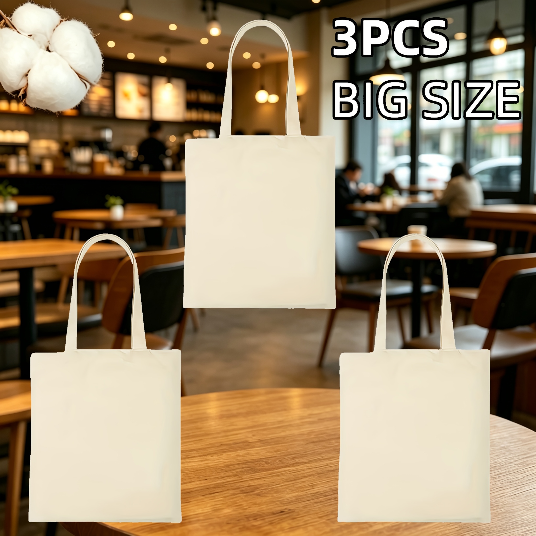 TEMU [customized]custom Tote Bag Is Durable, Party Gift Bag Has Large Capacity, Casual Fashion Is Easy And Elegant For Commuting, Gift For Her/him 12