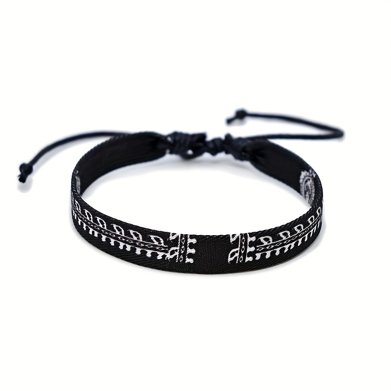 4pc Handcrafted Traditional Woven Bracelet Set