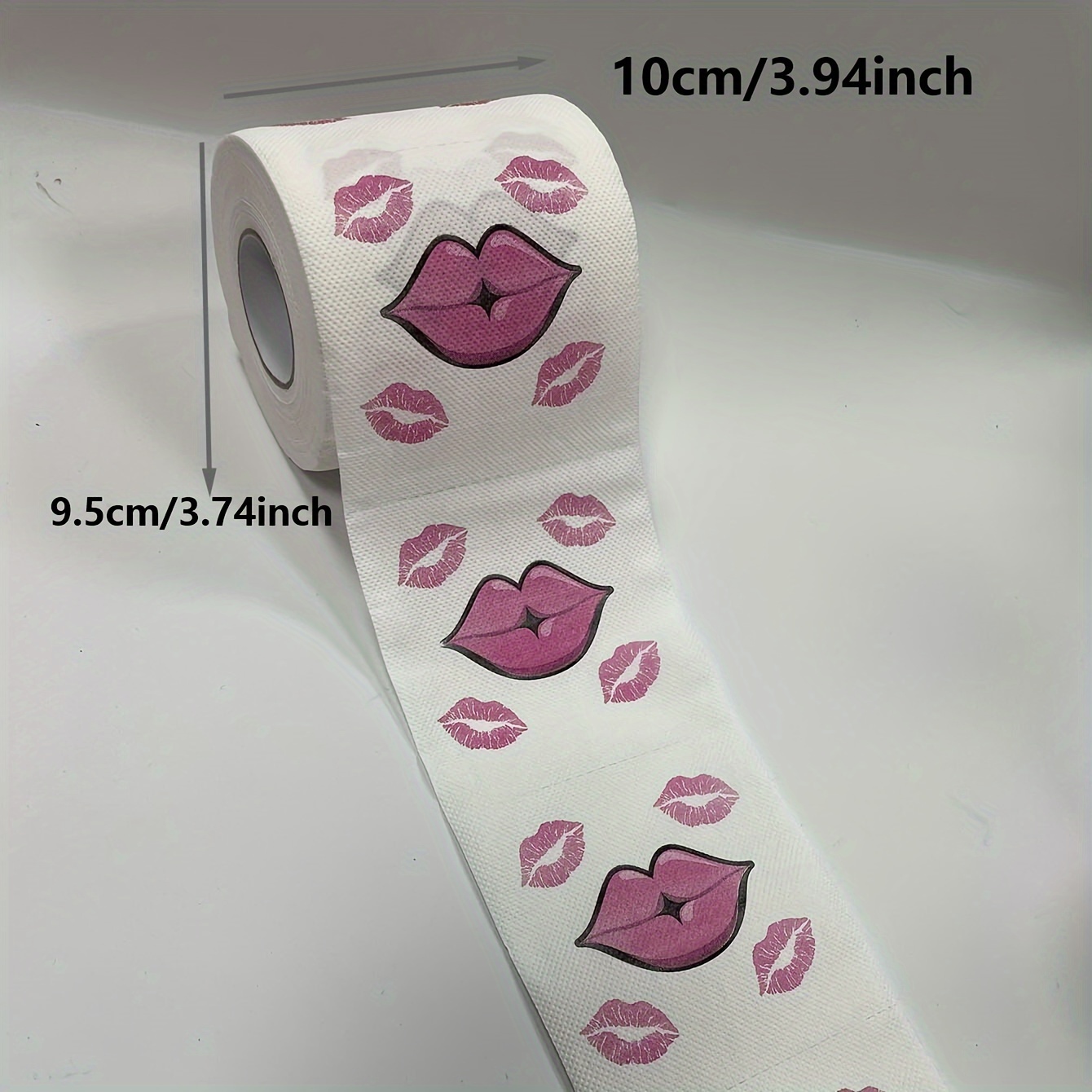 TEMU 1pc Fun Pattern Toilet Paper - 3-ply, - Roll For Home Cleaning & Unique Gift Idea